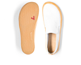 Vivobarefoot OPANKA WOMENS WHITE/TAN